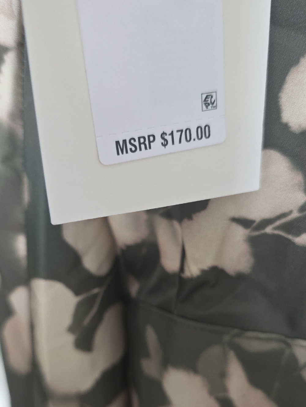 Parker Women’s Olive and Cream Floral Maxi Dress - Picture 5 of 7